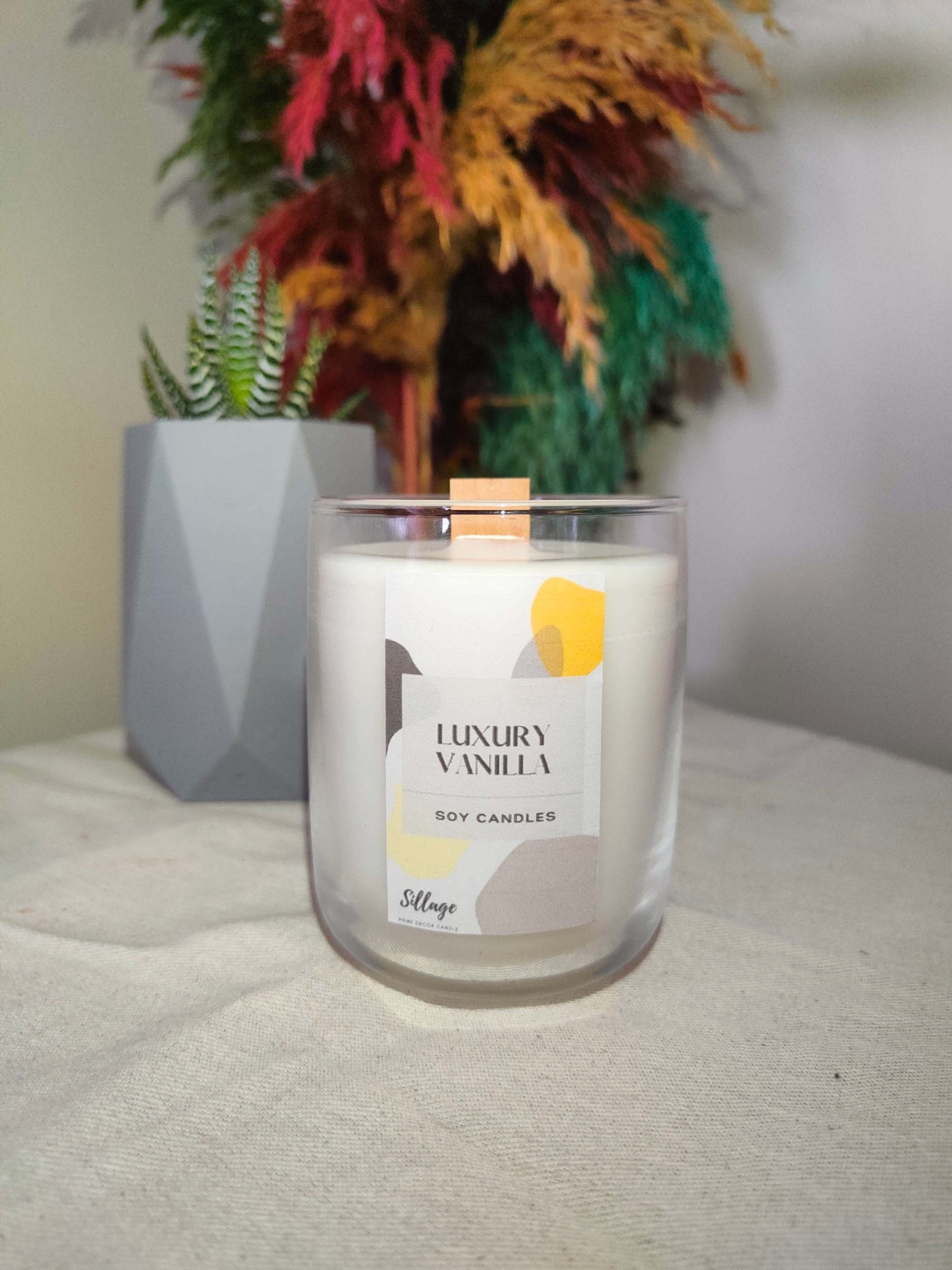 Luxury Vanilla Tasarım Mum