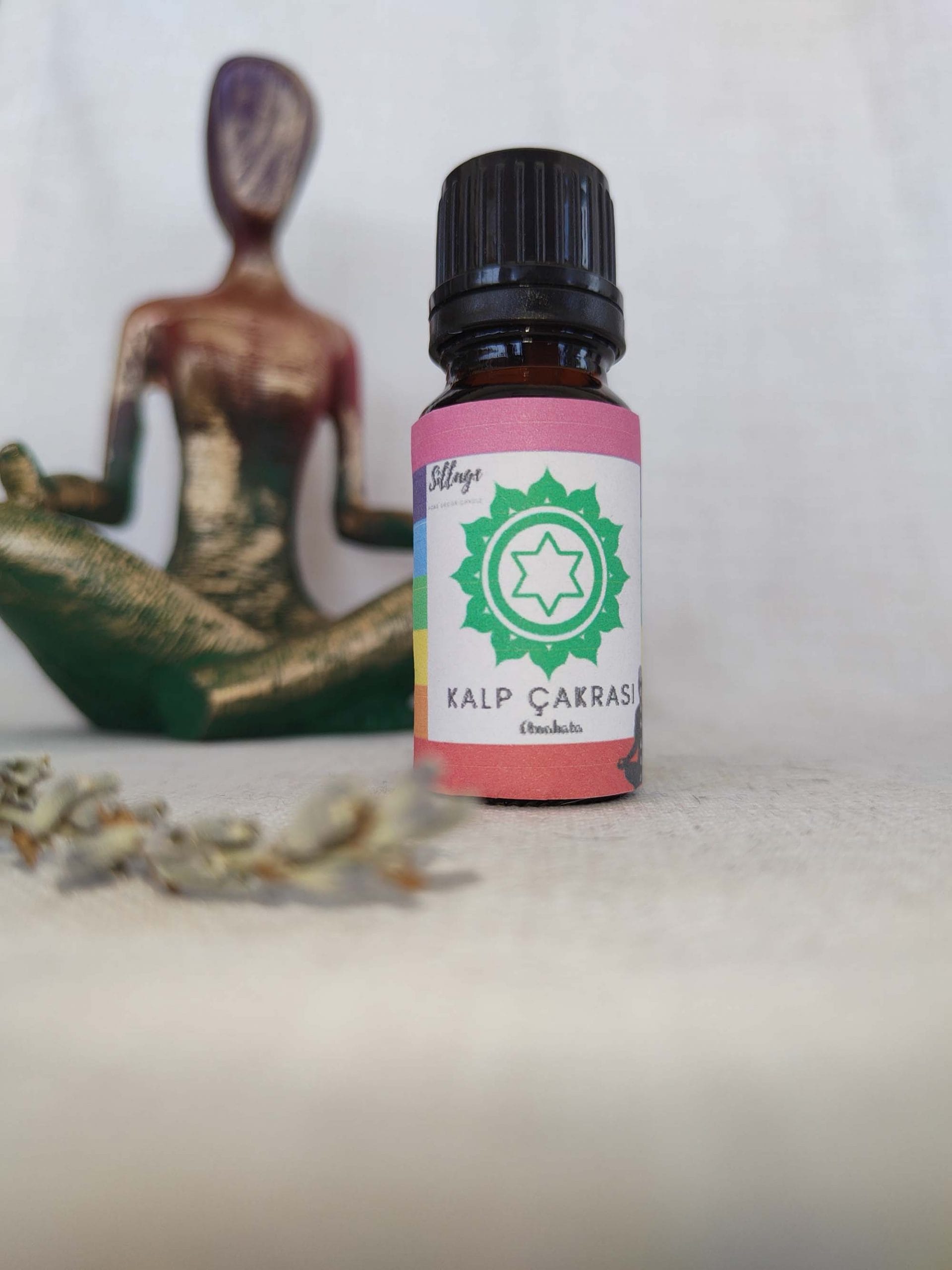 Kalp Çakra Saf Aromaterapi Uçucu Yağ Karışımı Meditasyon Yoga Buhurdanlık Kokusu Esans 10ml