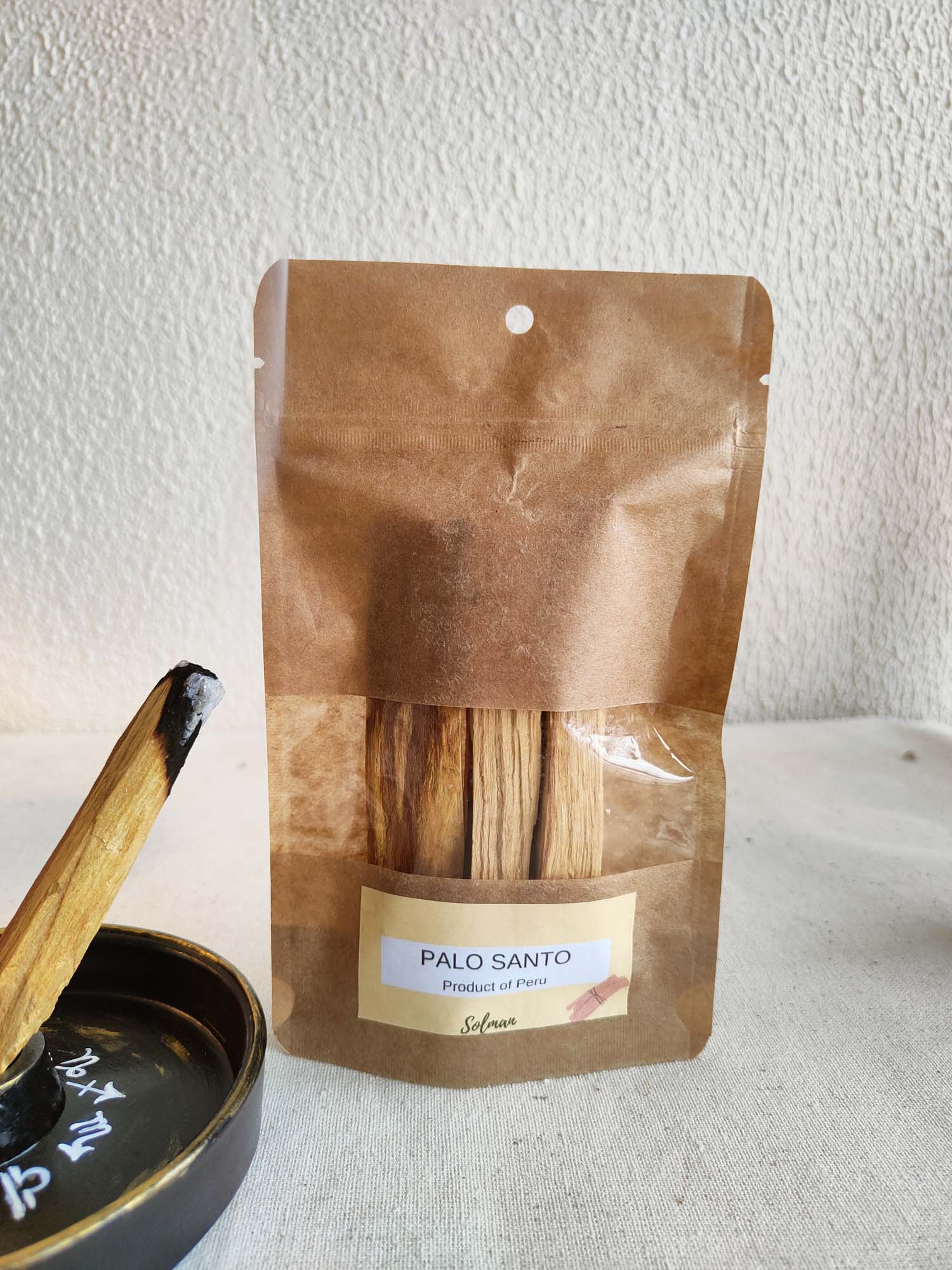 Palo Santo Ağaç Tütsü Peru Menşeili Orijinal Palo Santo Ağacı Arınma Tütsüsü 25-30 gr