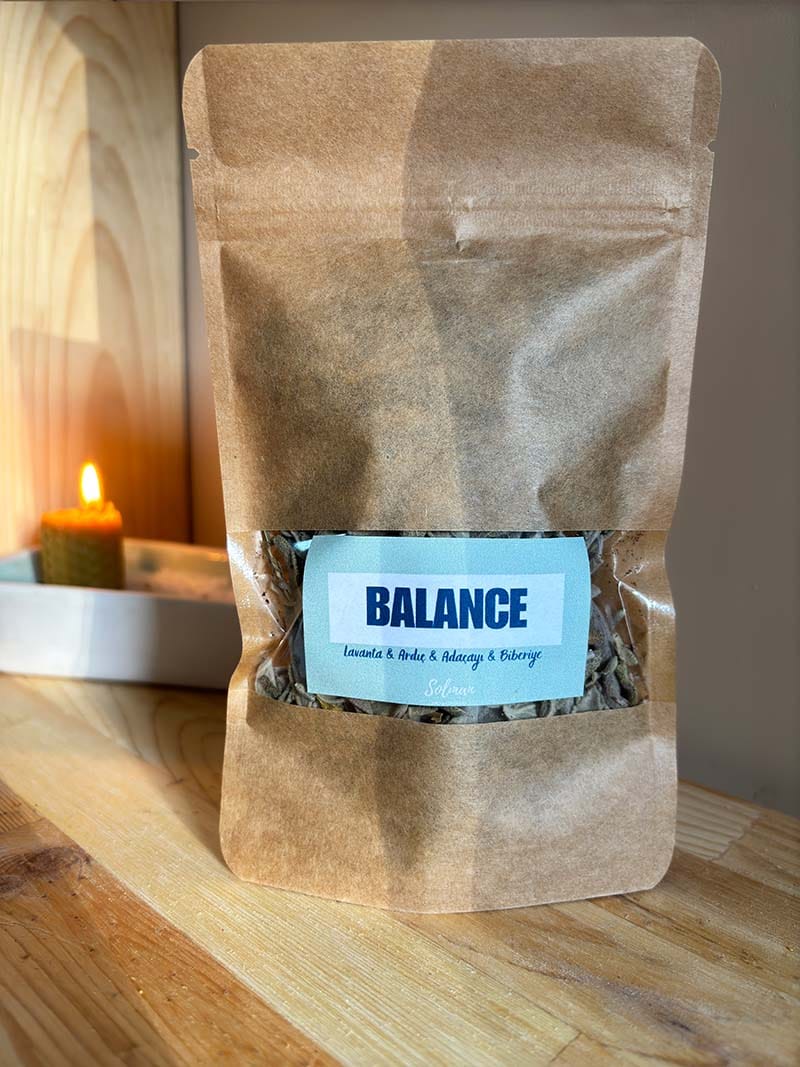 Balance Arınma Tütsüsü Reçine Tütsü Lavanta Ardıç Adaçayı Biberiye Tütsüsü 30gr