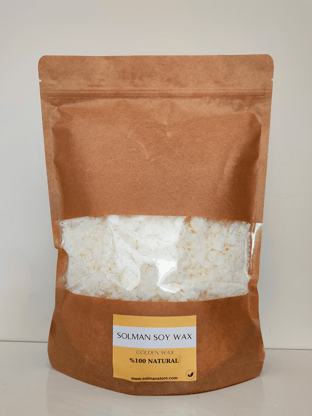 Natürel Golden Soya Wax Pul Şeklinde Flake Vegan Organik Soya wax Doğal Kokulu Mum Yapma Malzemesi 1 KG Toptan Soya wax