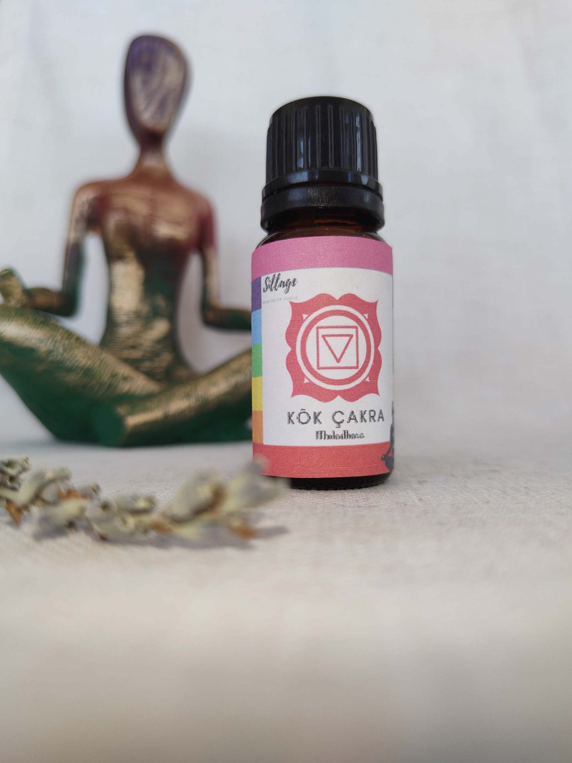 Kök Çakra Saf Aromaterapi Uçucu Yağ Karışımı Meditasyon Yoga Buhurdanlık Kokusu Esans 10ml