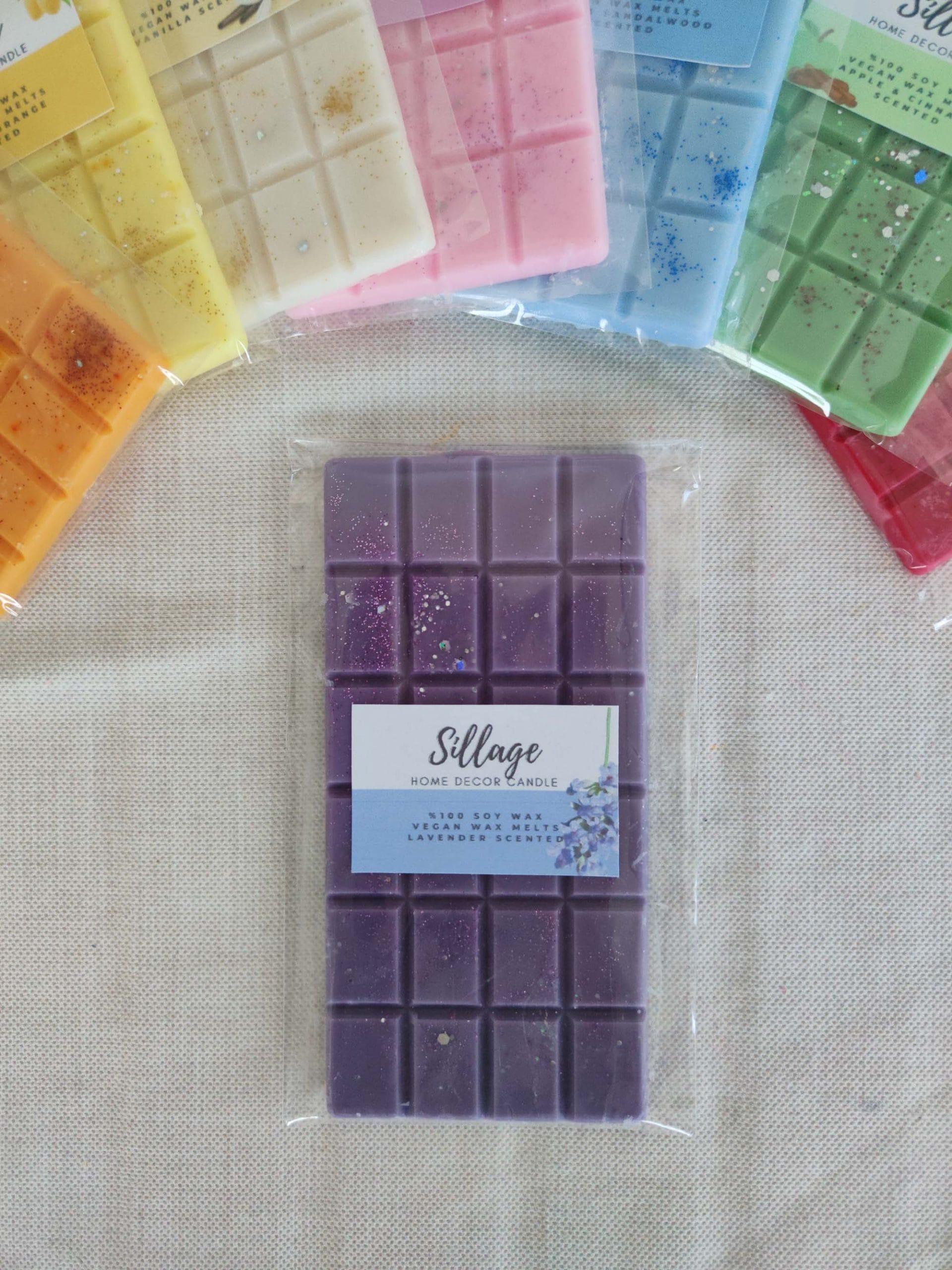 Buhurdanlık Koku Tableti Lavanta Yasemin Vegan Soya Wax Melts Buhurdanlık Mumu