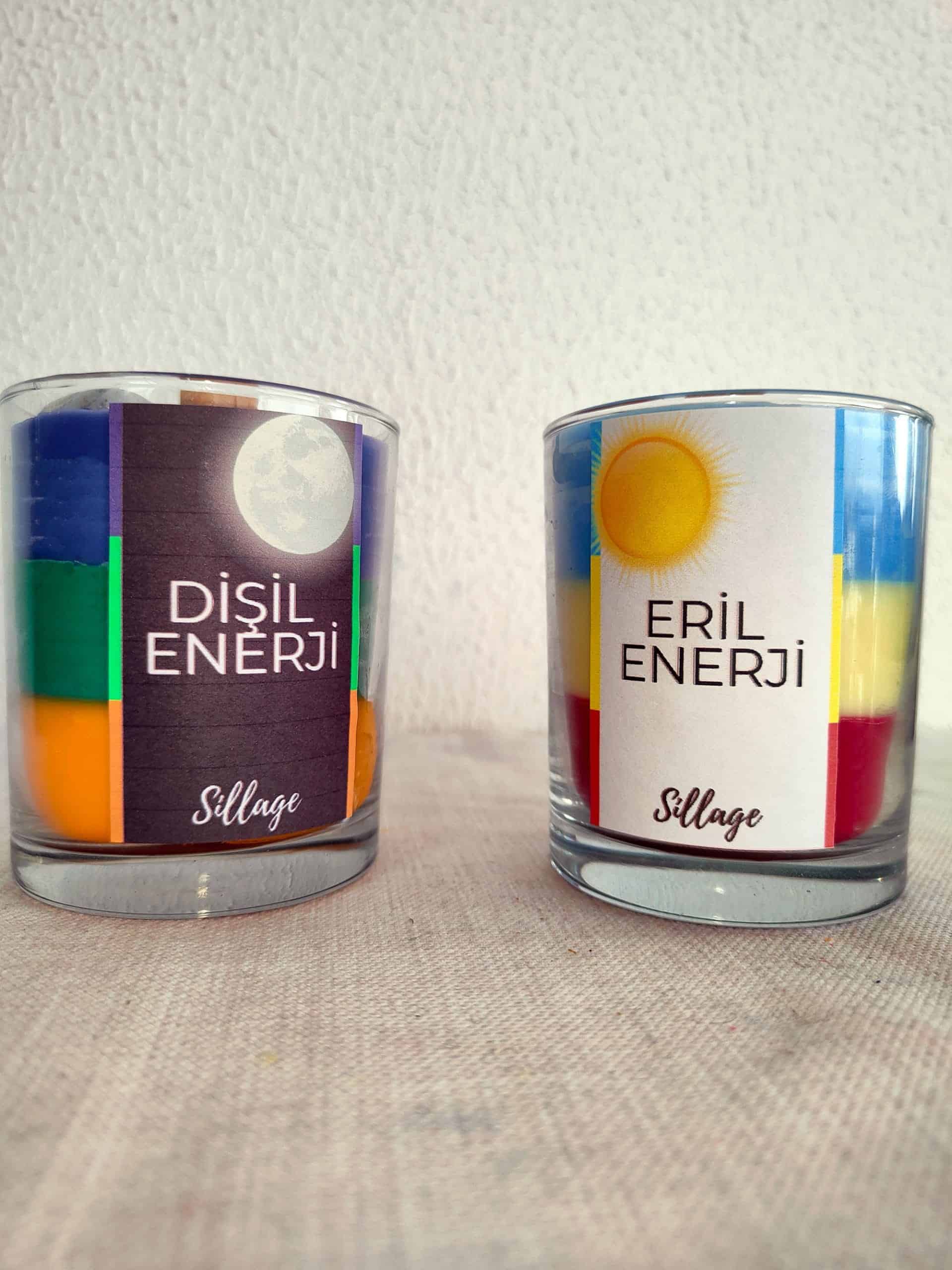 dişil eril enerji mumu