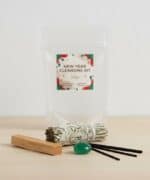 Yılbaşı Tütsü Kiti Enerji Temizleme Palo Santo Adaçayı Tütsü Aventurin Taşı Yeni Yıl Hediyelik - Görsel 2